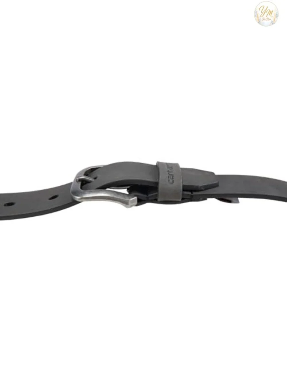 Women's Leather Belt - Full Grain Buffalo Saddle Leather - Harness Buckle -